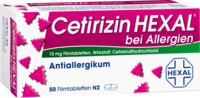 CETIRIZIN HEXAL Filmtabletten bei Allergien